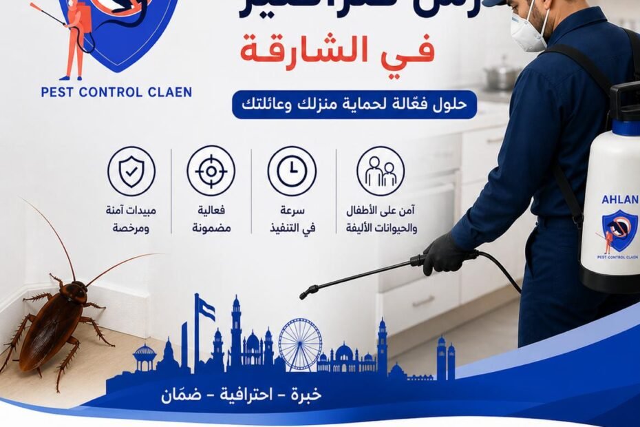 شركة رش صراصير في الشارقة