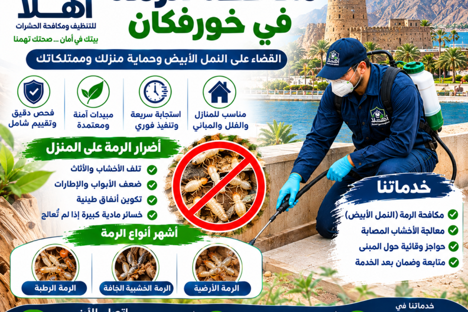 شركة مكافحة الرمة في خورفكان
