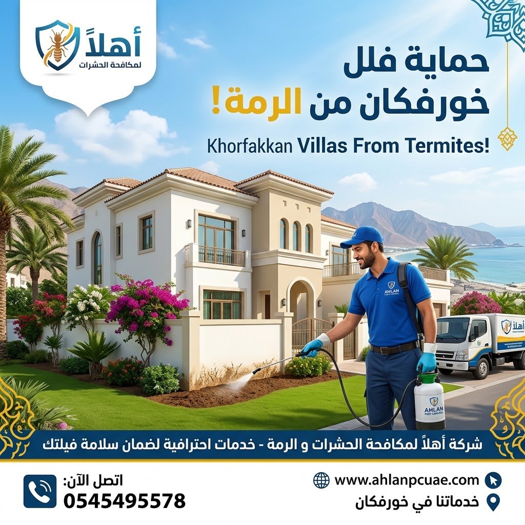 شركة مكافحة الرمة فلل خورفكان