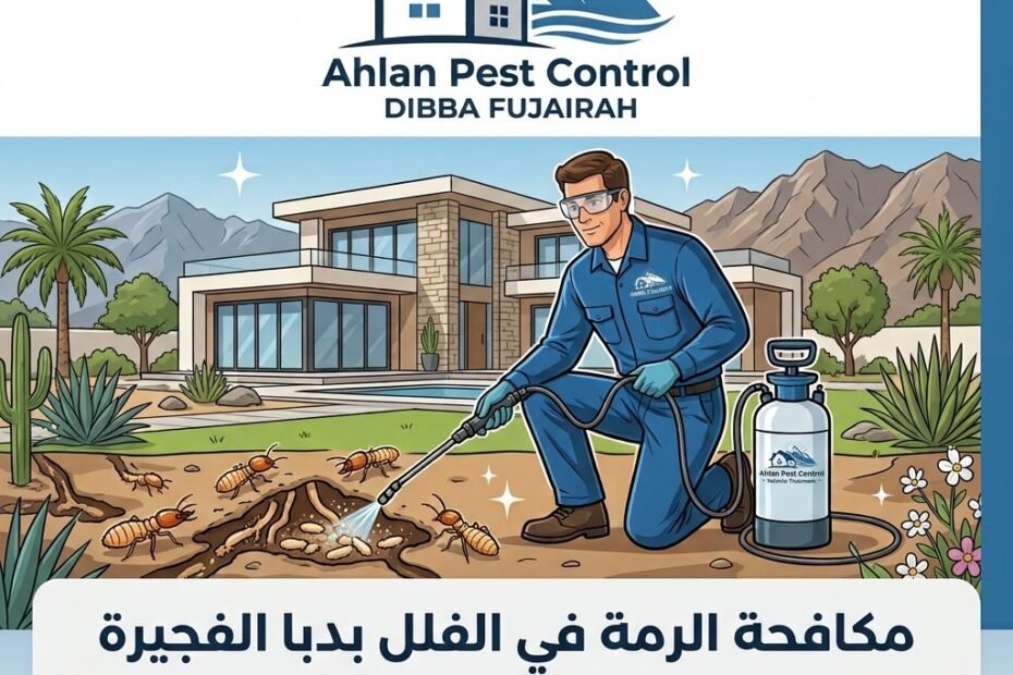 مكافحة الرمة في الفلل دبا الفجيرة