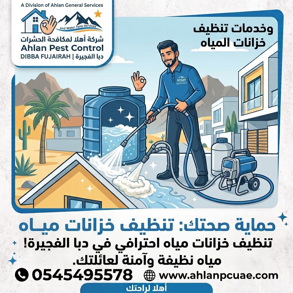 شركة تنظيف خزانات مياه في دبا الفجيره