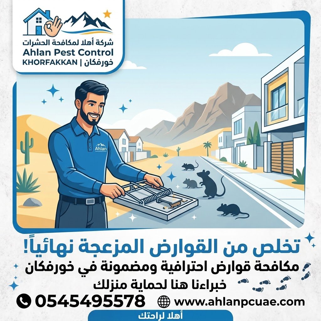 شركة مكافحة قوارض خورفكان